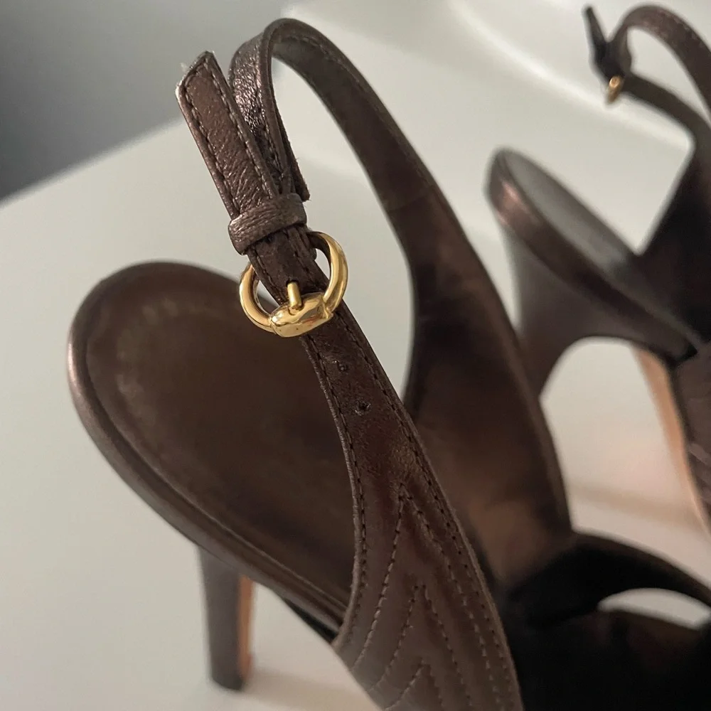 Gucci Slingback Heels - Picture 5 of 9